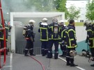 Incendie garage sous-terrain